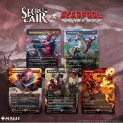MTG Secret Lair x Marvel Deadpool NON-FOIL Standard Edition New Sealed Free Ship - Image 1