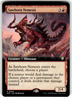 Sawhorn Nemesis (Extended Art) 60 R Commander: Modern Horizons 3 Near Mint - Image 1