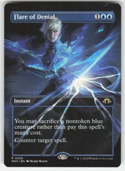 Flare of Denial (Borderless) 326 Modern Horizons 3 NM - Image 1