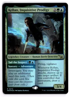 Kellan, Inquisitive Prodigy Foil Murders at Karlov Manor 212 Near Mint - Image 1