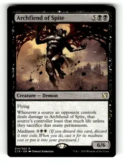 Archfiend of Spite Commander 2019 14 Near Mint - Image 1