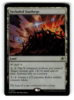 Secluded Starforge Edge of Eternities 257 NM FOIL - Image 1
