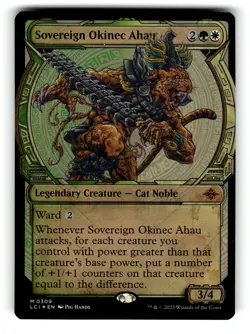 Sovereign Okinec Ahau (Showcase) The Lost Caverns of Ixalan 309 NM FOIL - Image 1