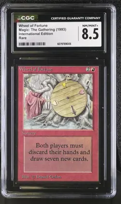 CGC 8.5 NM/Mint+ - Wheel Of Fortune International Edition - Vintage MTG - Image 1