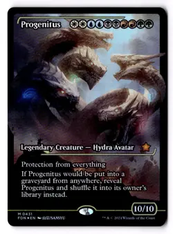 Progenitus (Showcase) Foil 431 M Foundations Near Mint - Image 1