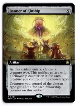 Banner of Kinship (Extended Art) 484 Foundations NM - Image 1