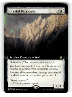 Crystal Barricade (Extended Art) Foundations 444 Near Mint 1 - Image 1