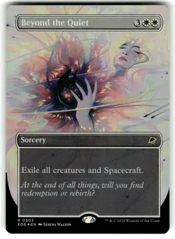 Beyond the Quiet (Borderless) Edge of Eternities 303 Near Mint FOIL 2 - Image 1