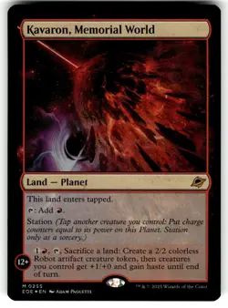 Kavaron, Memorial World Edge of Eternities 255 Near Mint FOIL 2 - Image 1