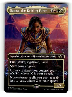 Samut, the Driving Force (Borderless) Aetherdrift 367 Near Mint - Image 1