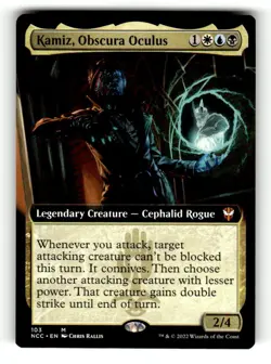 Kamiz, Obscura Oculus (Extended Art) Commander: Streets of New Capenna 103 NM - Image 1