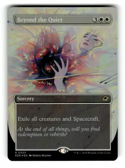 Beyond the Quiet (Borderless) Edge of Eternities 303 NM FOIL - Image 1