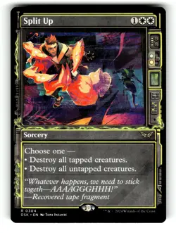 Split Up (Showcase) Duskmourn: House of Horror 304 Near Mint - Image 1