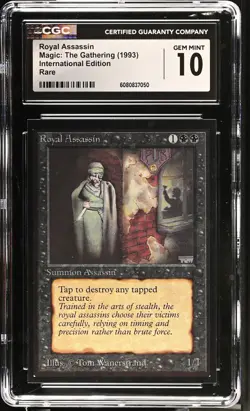 CGC 10 Gem Mint - Royal Assassin - International Edition - Vintage MTG - Image 1