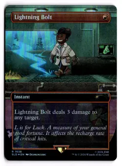 Lightning Bolt () (Rainbow Foil) Foil 1638 R Secret Lair Drop Series Near Mint 2 - Image 1