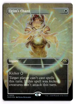Orim's Chant (Borderless) 323 Modern Horizons 3 NM FOIL - Image 1