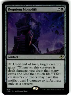 Requiem Monolith Edge of Eternities 113 Near Mint FOIL - Image 1