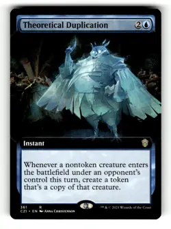 Theoretical Duplication (Extended Art) Commander 2021 361 Near Mint - Image 1