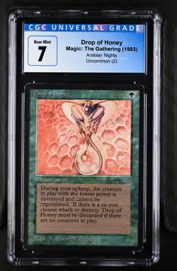CGC 7 Near Mint - Drop Of Honey Arabian Nights - Vintage MTG - Image 1