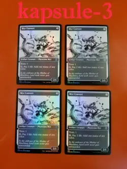 4x Myr Convert (297) | FOIL Showcase | Phyrexia: All Will Be One | MTG Magic - Image 1