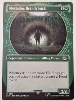 Meriadoc Brandybuck - SHOWCASE -Lord Of The Rings- Magic the Gathering MTG Nice! - Image 1