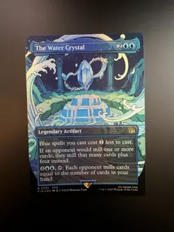 MTG Final Fantasy English The Water Crystal Borderless 0333 Foil - Image 1