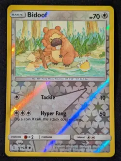 Bidoof 171/236 - SM Unified Minds Reverse Holo Pokemon TCG - Image 1