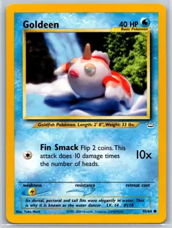 Goldeen - Neo Revelation 45/64 Yuka Morii Vintage Pokemon 151 Card NM - Image 1