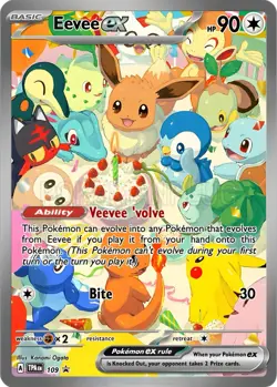 Eevee Happy Birthday Kawaii - Pokemon Card Collectable Gift Display - Image 1