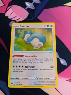 Snorlax 131/185 Holo Vivid Voltage Sword And Shield Pokemon TCG - Image 1