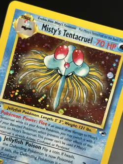 MISTY'S TENTACRUEL Pokemon Card - WOTC - 1st Edition - Gym Heroes 10/132 NM (B) - Image 4