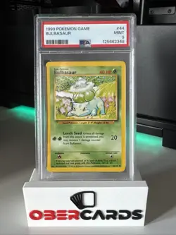 PSA 9! VINTAGE! - Bulbasaur 044/102 - Base Set Pokemon TCG - Image 1
