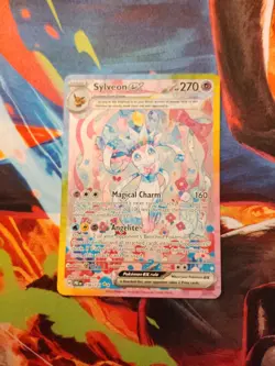 Sylveon Ex 156/131 Prismatic Evolutions Ultra Rare Pokemon TCG Card ⭐Stunning⭐ - Image 1