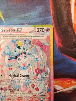 Sylveon Ex 156/131 Prismatic Evolutions Ultra Rare Pokemon TCG Card ⭐Stunning⭐ - Image 3