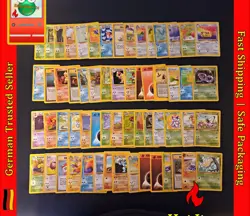 60x Pokemon Karten WOTC POOR Sammlung gemischt div. Set TCG non Holo /W13 - Image 1