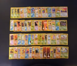 60x Pokemon Karten WOTC POOR Sammlung gemischt div. Set TCG non Holo /W13 - Image 2