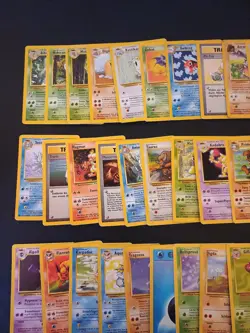 60x Pokemon Karten WOTC POOR Sammlung gemischt div. Set TCG non Holo /W13 - Image 3