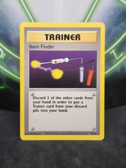 Pokemon Item Finder 74/102 Base Set Rare NM - Image 1
