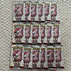 18x Pokemon 151 Booster Pack Lot Factory Sealed English Pokemon TCG - Image 1
