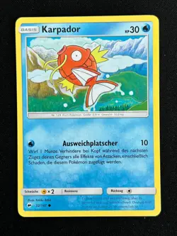 🌊 Pokemon TCG 32/147 Magikarp (Karpador) Deutsch German non-holo [US SELLER] - Image 1