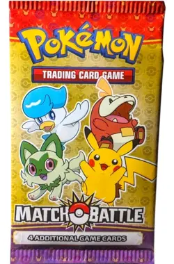 2023 Pokemon Match Battle McDonalds Box Pikachu #6 Booster Sealed Pack Inside - Image 2