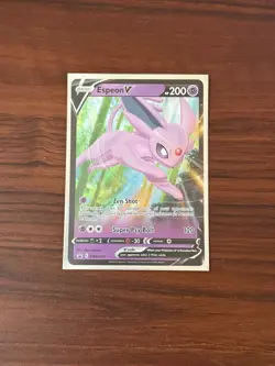 Pokemon TCG Promo ESPEON V SWSH201 - Image 1
