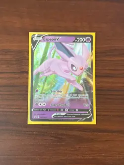 Pokemon TCG Promo ESPEON V SWSH201 - Image 3
