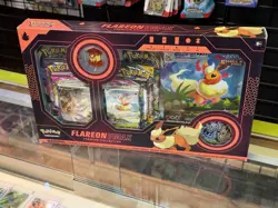 ✅ Pokemon TCG Flareon Eeveelution Vmax Premium Collection Box Factory Sealed 820650851308 - Image 1