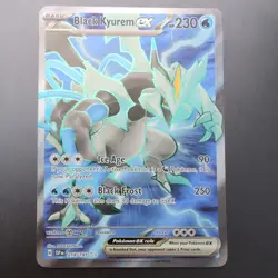 Black Kyurem ex 218/191 Surging Sparks Full Art Pokemon Card Excellent Condition - Image 1