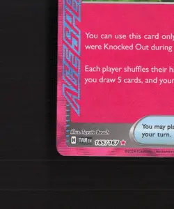 Unfair Stamp 165/167 Twilight Masquerade ACE SPEC Holo Rare Pokemon Card NM - Image 5