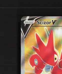 Scizor V 183/189 Darkness Ablaze Full Art Ultra Rare Holo Pokemon Card NM - Image 3