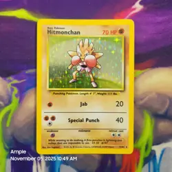 Hitmonchan - Pokemon Base Set 7/102 Holo Rare - Image 1