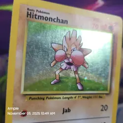 Hitmonchan - Pokemon Base Set 7/102 Holo Rare - Image 2