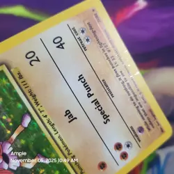 Hitmonchan - Pokemon Base Set 7/102 Holo Rare - Image 3